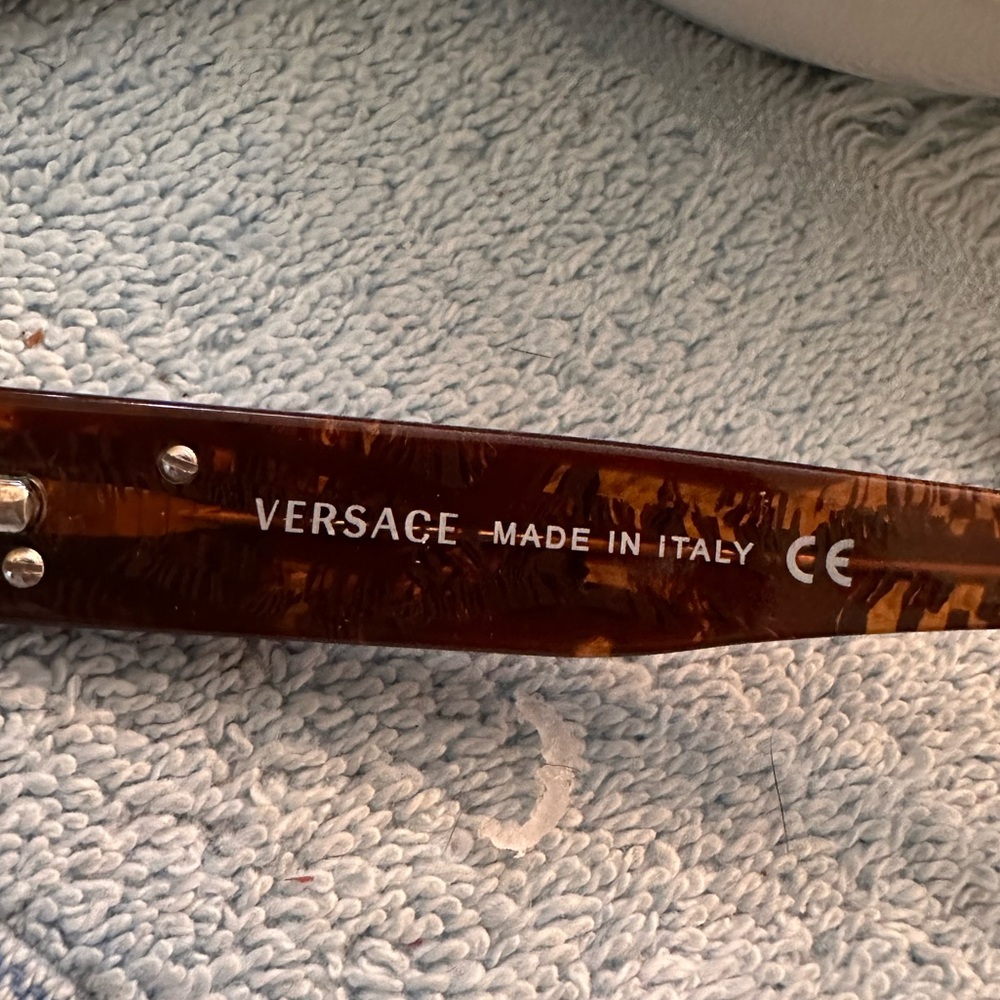 Versace Vintage Tortoiseshell Eyeglass Frame, Genuine, for Restoration - Picture 10 of 10